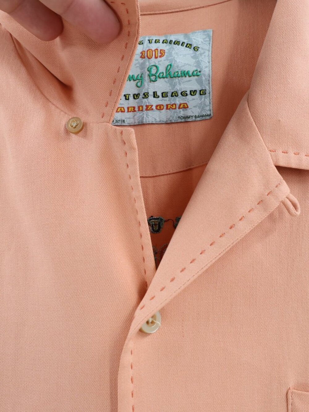 Tommy Bahama Shirt Mens XL Silk Cactus League Arizona Short Sleeve Button Up - Picture 5 of 14